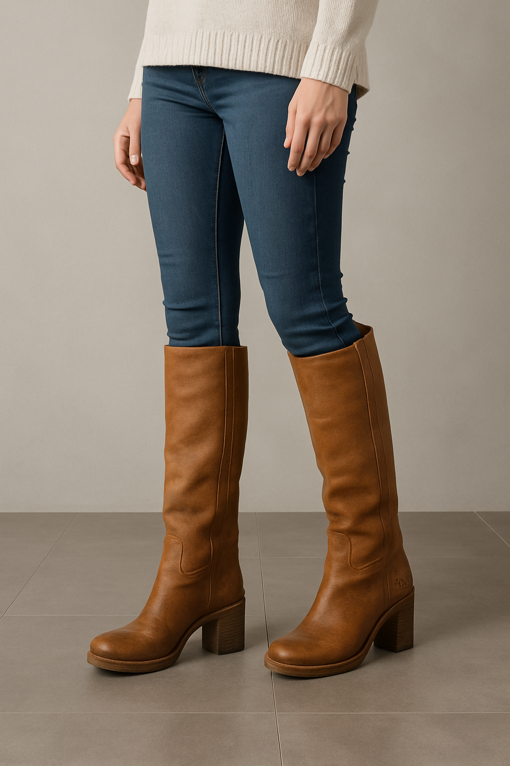 Shabbies Amsterdam Leren Laarzen – Maat 36